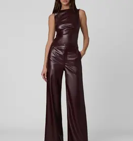 joes JOES MEG VEGAN LEATHER TOP