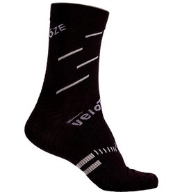 Velotoze Sock Merino Black/Grey S/M