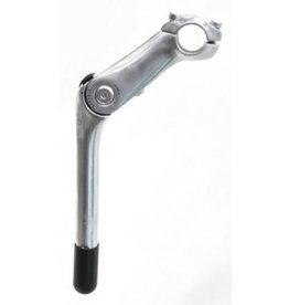 Academy H/bar stem, adjustable, alloy, silver, quill L:180mm, dia 22.2mm, ext 110mm, h/bar dia 25.4mm