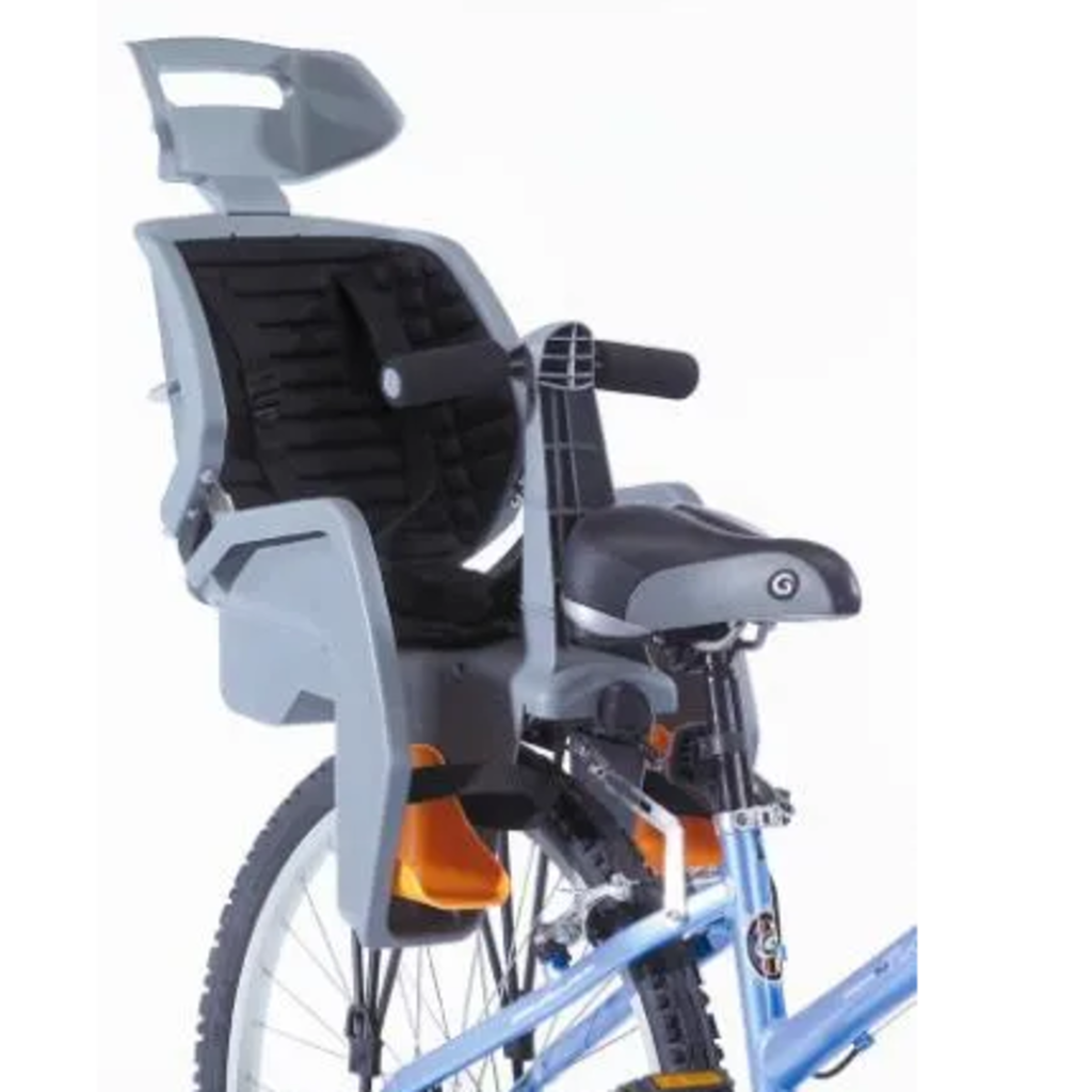 BETO Beto Deluxe, Baby Seat 3 Point Safety Harness-Grey (Suits 700C/29'' Disc Bikes),