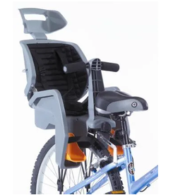 BETO Beto Deluxe, Baby Seat 3 Point Safety Harness-Grey (Suits 700C/29'' Disc Bikes),