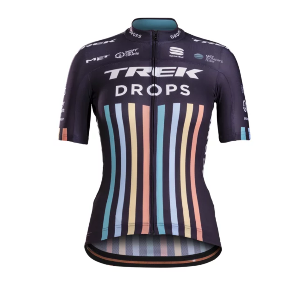 Trek Jersey Sportful Trek-Drops Replica Women Large Purple/Green