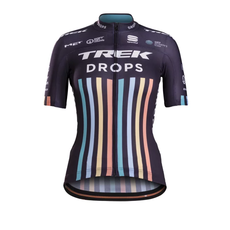Trek Jersey Sportful Trek-Drops Replica Women Large Purple/Green