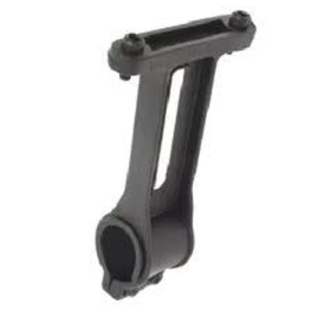 Cage Bracket, Plastic, Seat Post Mount - For 25.4-31.8mm Seat Post, Black