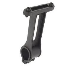 Cage Bracket, Plastic, Seat Post Mount - For 25.4-31.8mm Seat Post, Black