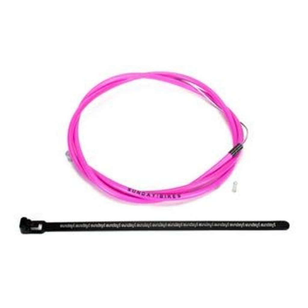 BRAKE CABLE ZIPLINE LINEAR 1.5MM X 1015MM PINK