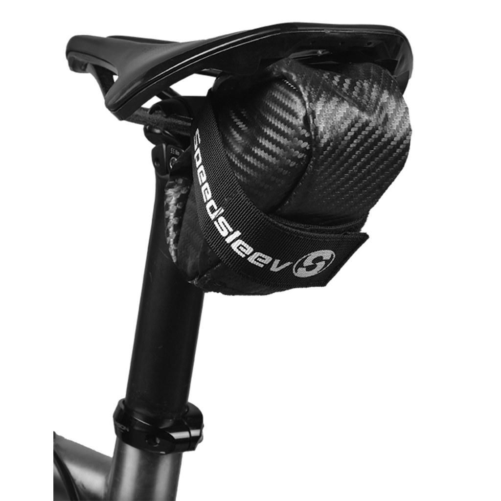 Speedsleev Ranger S Bicycle Seat Pack - Black, Compact Saddle Bag For Adventure Cycling - Retail $35
