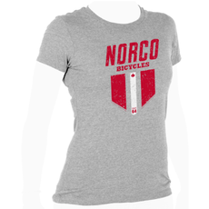 Norco Norco Womens Retro Tee - Lite Grey SM