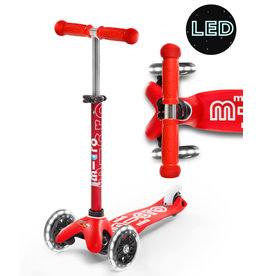 Micro Micro Mini Red Deluxe Led Wheels