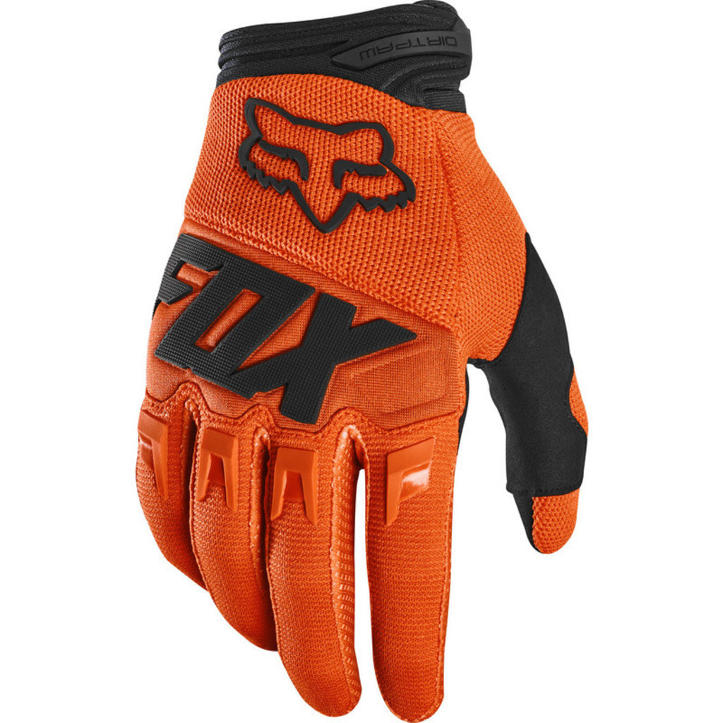 FOX DIRTPAW GLOVE - RACE FluOrg  M