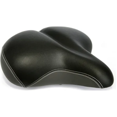 Endzone Saddle Black, Exerciser, Ultimate comfort, Plush foam