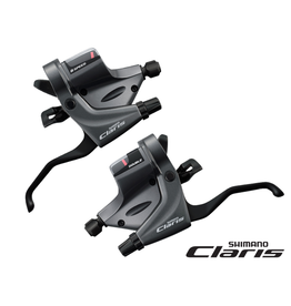 Shimano St-Rs200 Rapidfire Sti Set Claris 8-Speed Triple