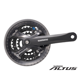 Shimano Shimano FC-M361 Front Crankset 175mm 42-32-22 Black w/Guard