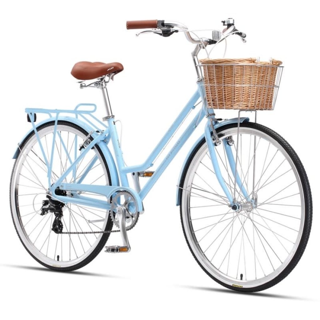 pale blue bike