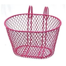 Basket Kids 'Hook On Type' Steel Wire Mesh 24 X 18 X 15 Pink