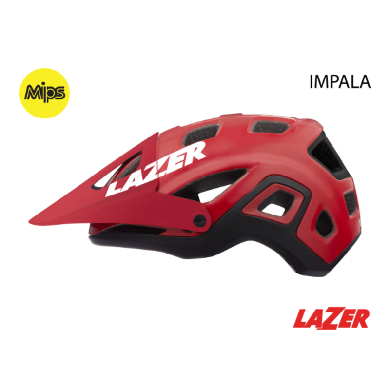 Lazer HELMET LAZER - IMPALA MIPS RED MED