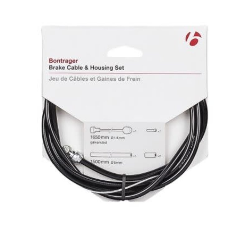 Bontrager Bontrager Brake Cable & Housing Set Black/Zinc