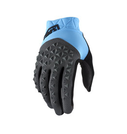 100% 100% GEOMATIC Gloves Cyan/Charcoal