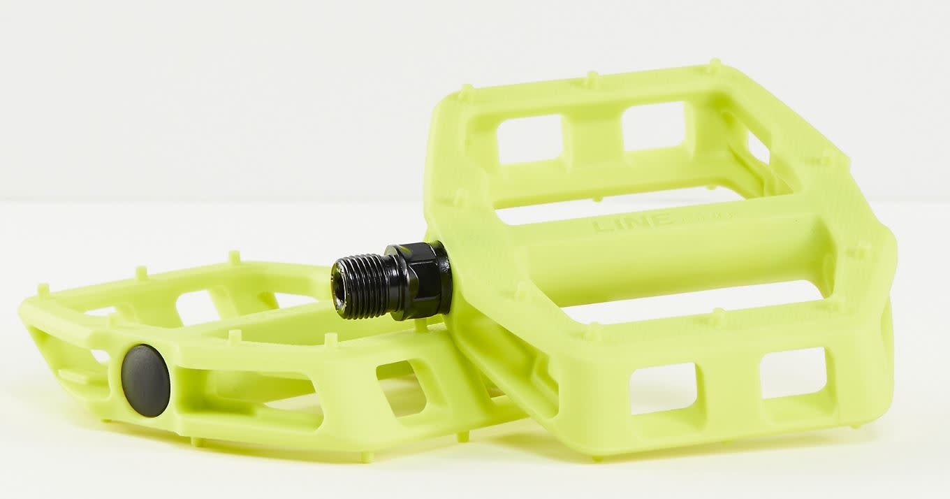 Trek Pedal Bontrager Line Comp Flat Volt Green The Bike Place