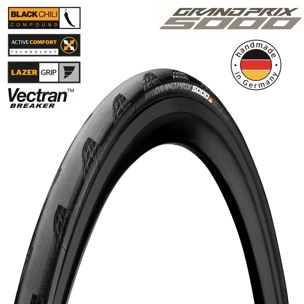 CONTINENTAL **Continental GP5000 Fld Black 700x32C