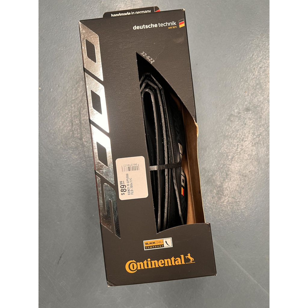 CONTINENTAL **Continental GP5000 Fld Black 700x32C