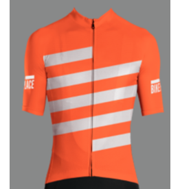 Pedalare TBP Q1 White Stripe Orange Jersey