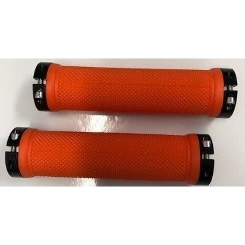 KWT KWT File Lock On Grips Orange