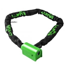 LUMA LUMA Lock, Key lock Chain 5mm w/cover 1000mm GREEN