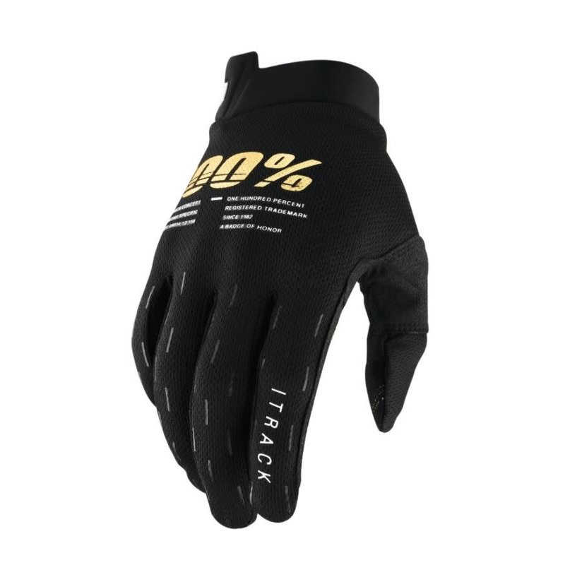 100% 100% ITRACK Gloves Black