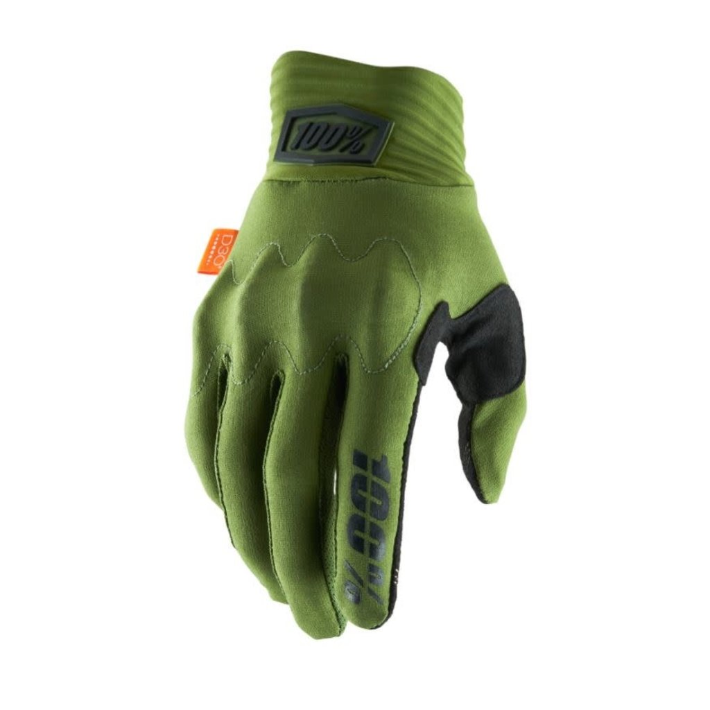 100% 100% COGNITO D30 Gloves Army Green/Black