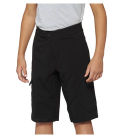 100% 100% RIDECAMP Youth Shorts Black
