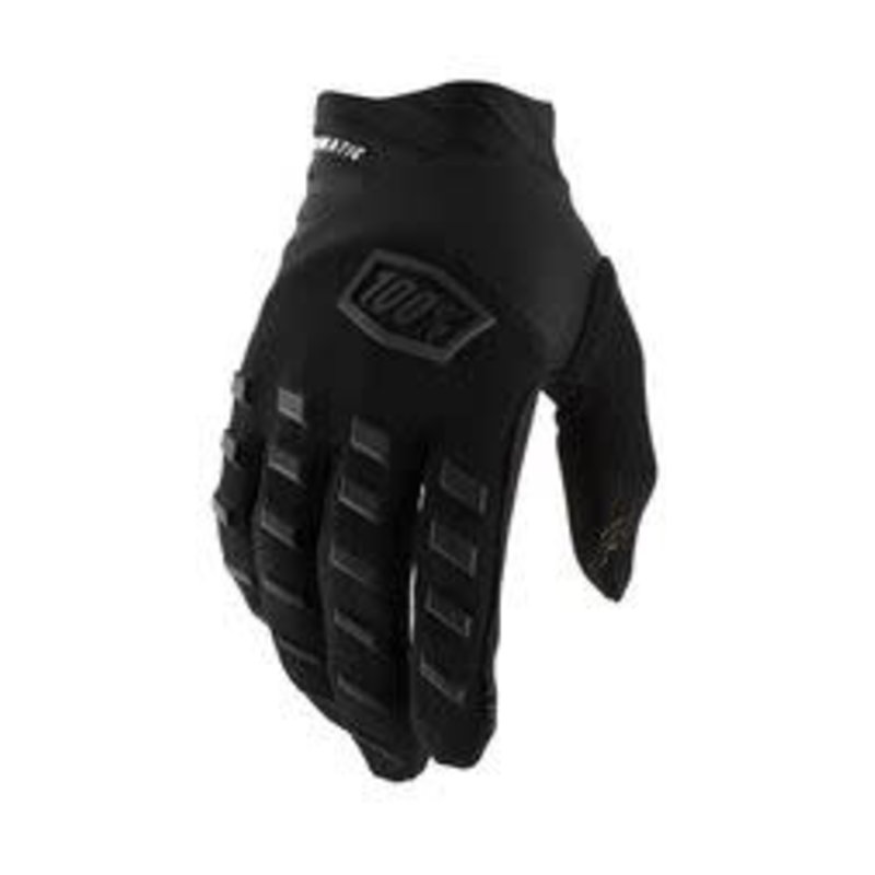 100% AIRMATIC Gloves Black/Charcoal S
