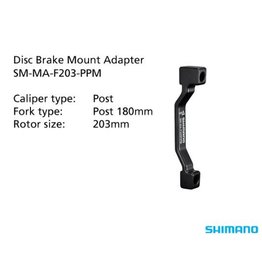 Shimano SM-MA-F203-PPM Adapter 203mm Caliper: Post Mount: Post 180mm