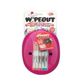 Wipeout Wipeout Dry Erase Helmet Youth - Neon Pink (3+)
