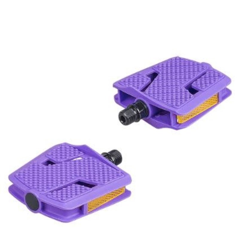 Bontrager Pedal Trek Kids' Platform Large 9/16 UltraViolet