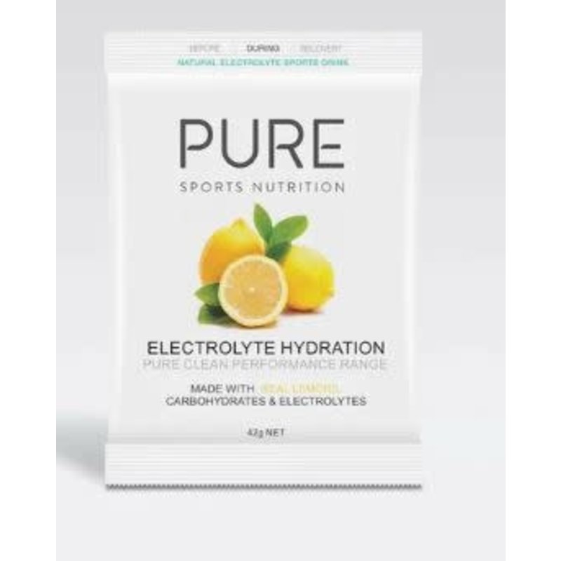 Pure Electrolyte Hydration Sachet - Lemon 42g (Each)