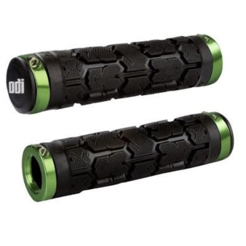 ODI ODI MTB Rogue Lock On Grip Black/Green Clamps
