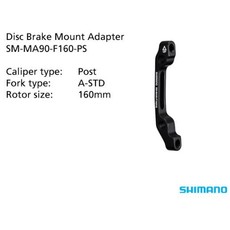 Shimano SM-MA90-F160-PS Adapter 160mm Caliper: Post Mount: A-STD Front