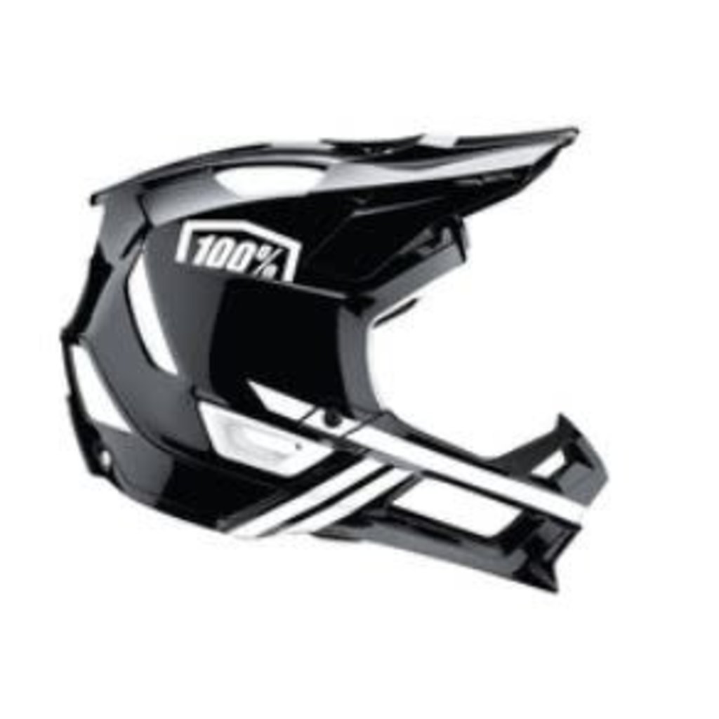 100% 100% Trajecta Helmet Black/White M