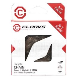 Clarks Clarks 5-7 Speed Bike Chain- 116L Brown with  Connect Link