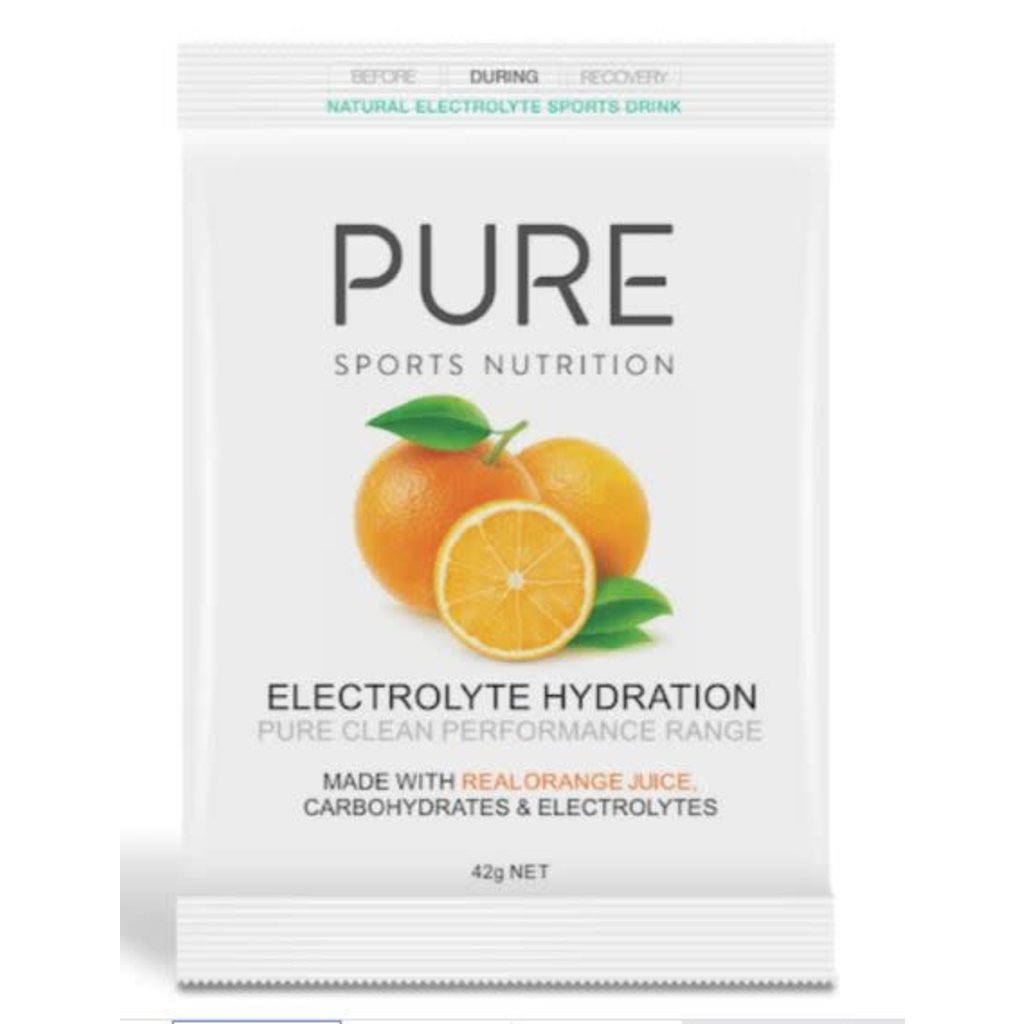 PURE Pure Electrolyte Hydration Sachet - Orange 42g (Each)