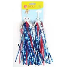 Streamers Grip Streamers Silver/Red/Blue