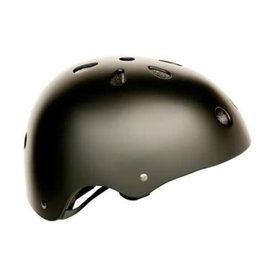 City/Skate/Bmx Matte Black Helmet