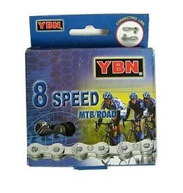 YBN Yaban 8 Speed MTB/Road Chain 116L - Dark Grey