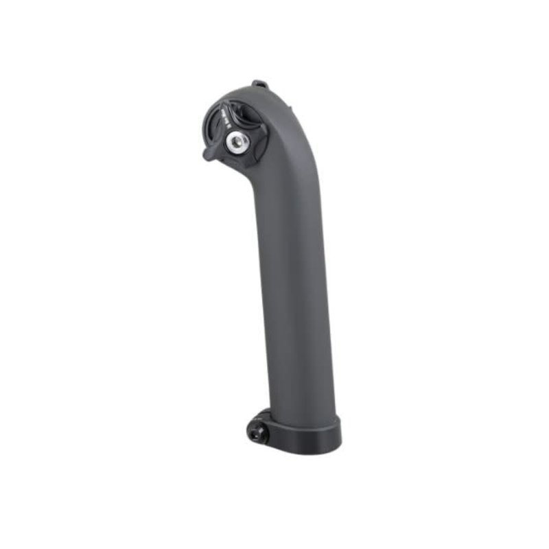 Trek Seatpost Trek Round Seat Cap 175mm 20mm Offset Matte Onyx