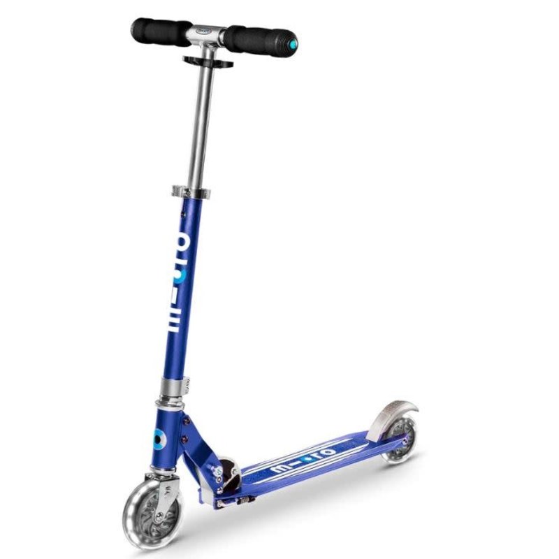 Micro Micro Sprite LED Scooter Blue Stripe