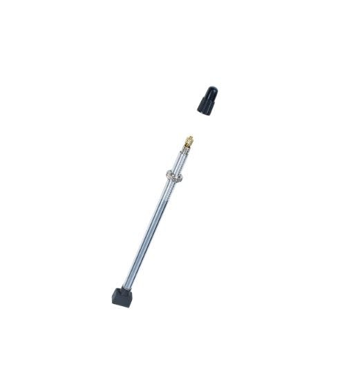 Bontrager Rectangular Base TLR Valve Stem 110mm Silver The Bike Place