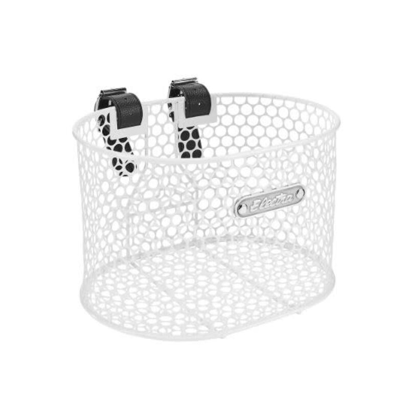 Trek Basket Electra Honeycomb Small Strap White Front