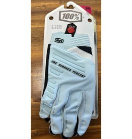 100% 100% R-Core Long Gloves - Pale Blue M