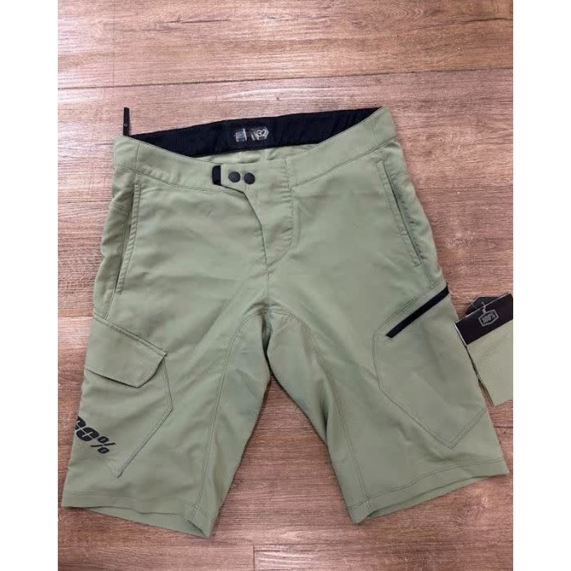 100% 100% Ridecamp Shorts - Army 32